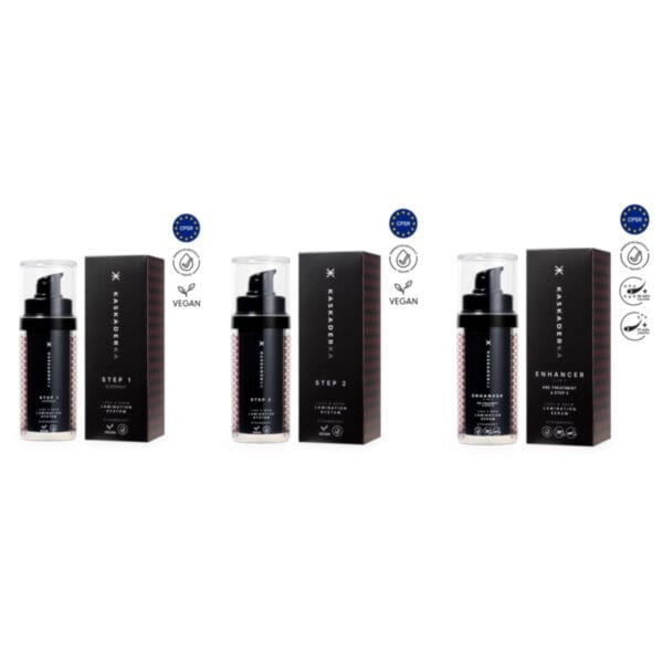 STEP 1, 2, 3 LASH&BROW KIT - blakstienų ir antakių laminavimo rinkinys 30ml