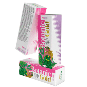 Botanical gold Pink flash blakstienų ir antakių laminavimo maitinanti kaukė