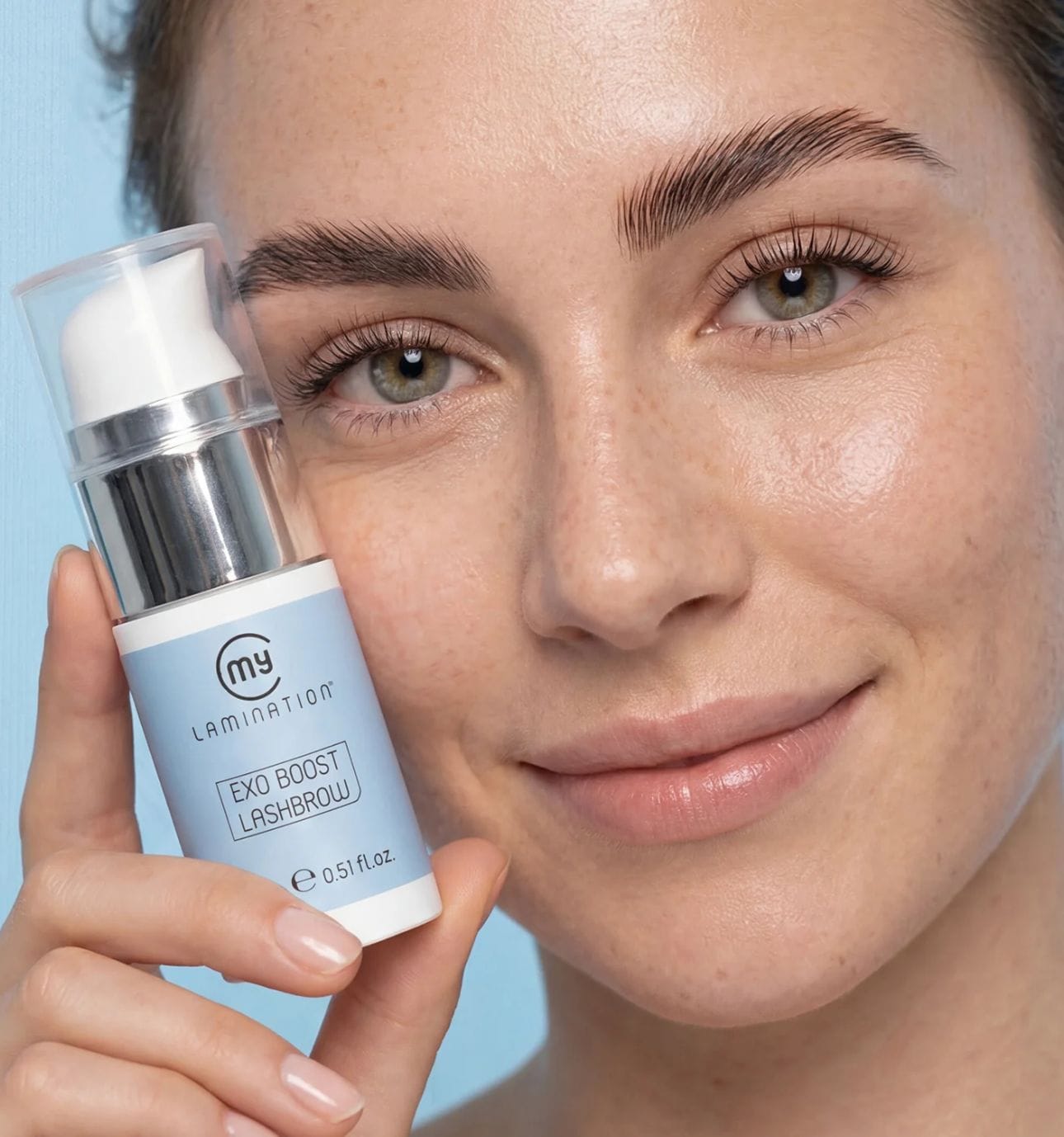 Exo Boost Lashbrow – profesionalus serumas blakstienoms ir antakiams - Image 3