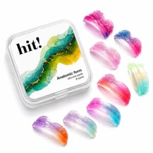 Anatominės formos silikoniniai voleliai