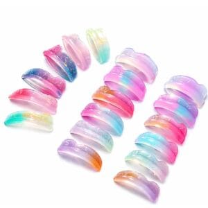 Anatominės formos silikoniniai voleliai